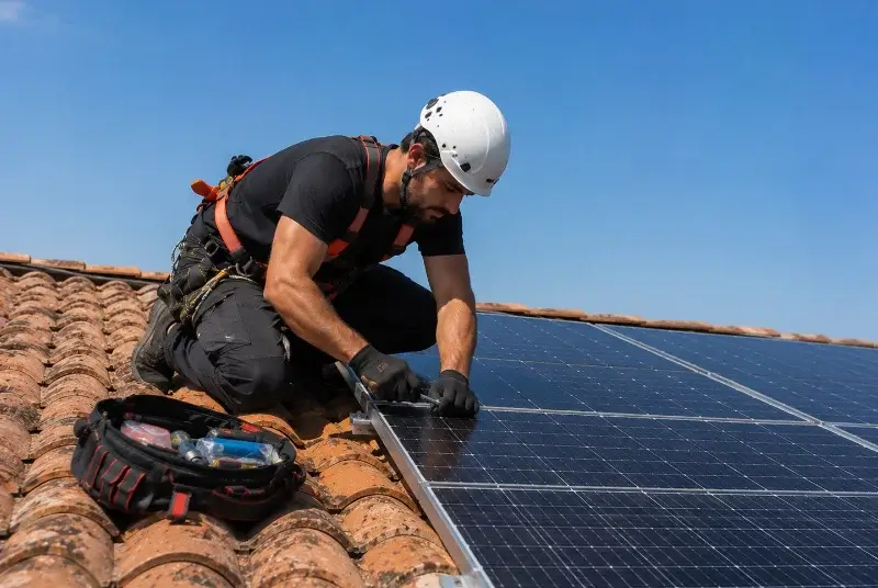 Maintenance et monitoring de panneaux solaires à Availles-sur-Seiche