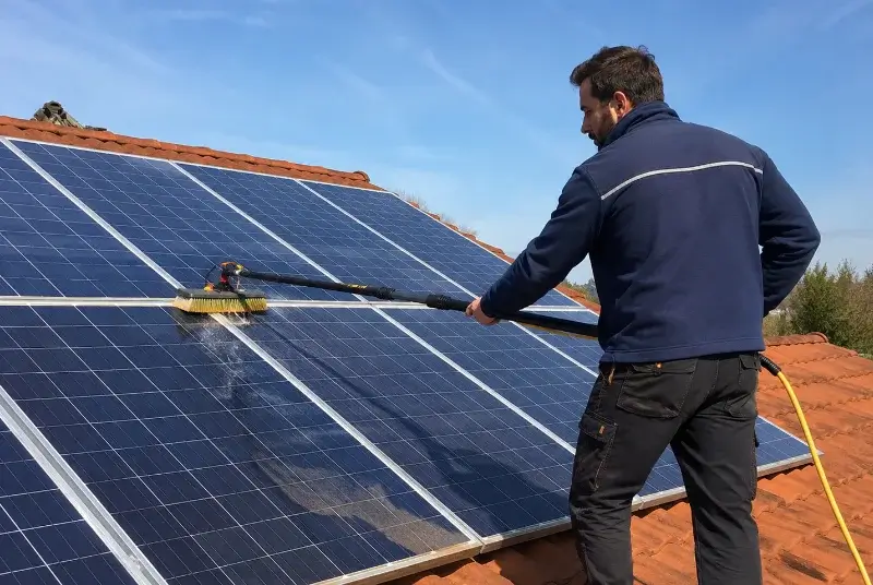 Nettoyage et entretien de panneaux solaires à Availles-sur-Seiche